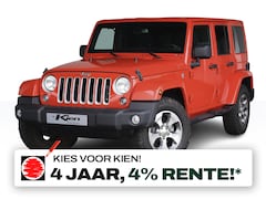 Jeep Wrangler - 2.8 CRD Sahara | Grijs kenteken | Cruise Control | 18 INCH |