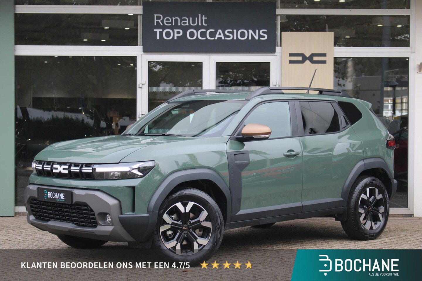 Dacia Duster - 1.6 Hybrid 140 Extreme Automaat | Navigatiesysteem | Achterruitrij Camera - AutoWereld.nl