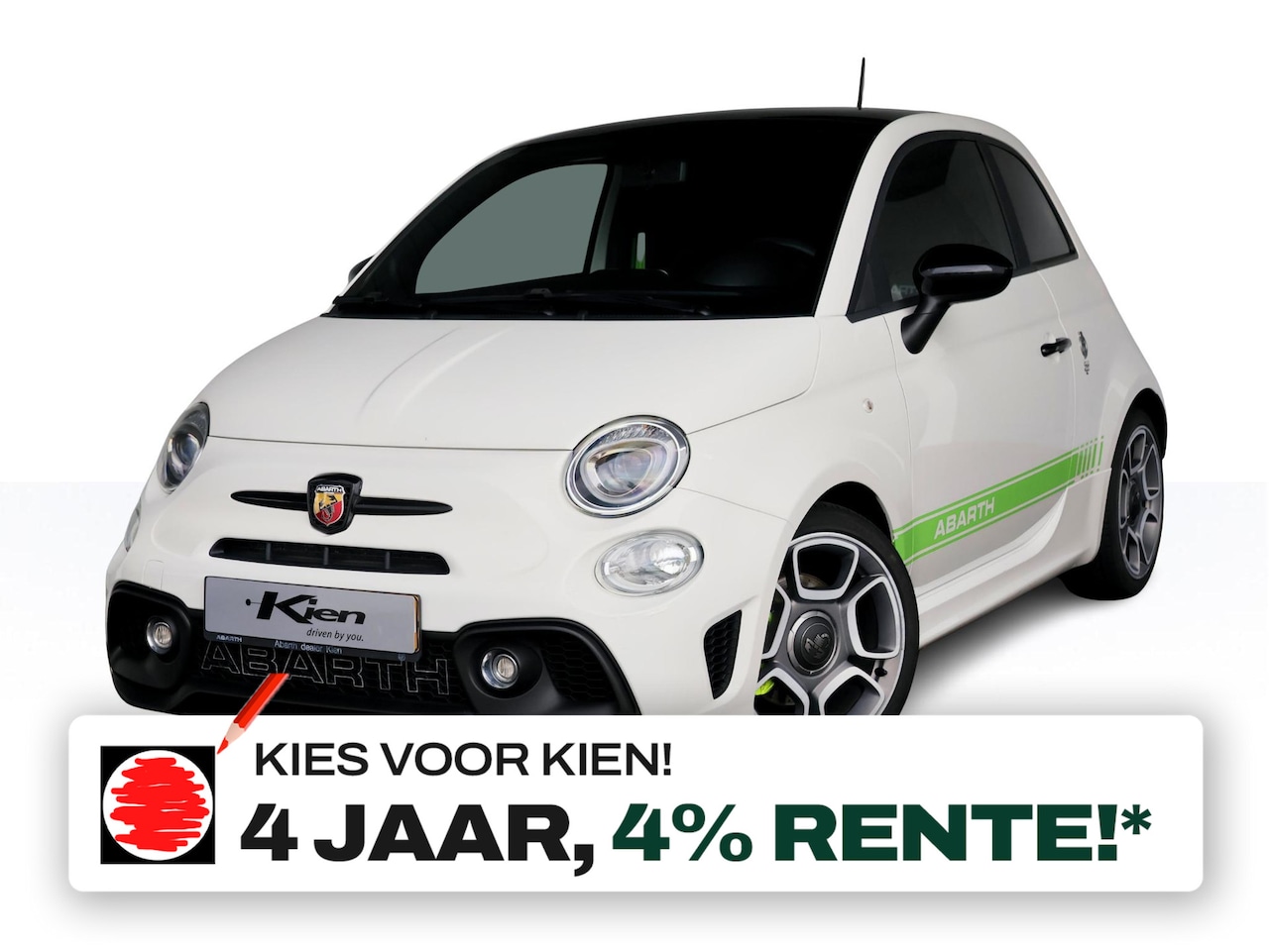 Fiat 500 Abarth - 1.4 T-Jet Turismo 70th Anniversary | Automaat | Schakelflippers | Sabelt stoelen | Pano-da - AutoWereld.nl