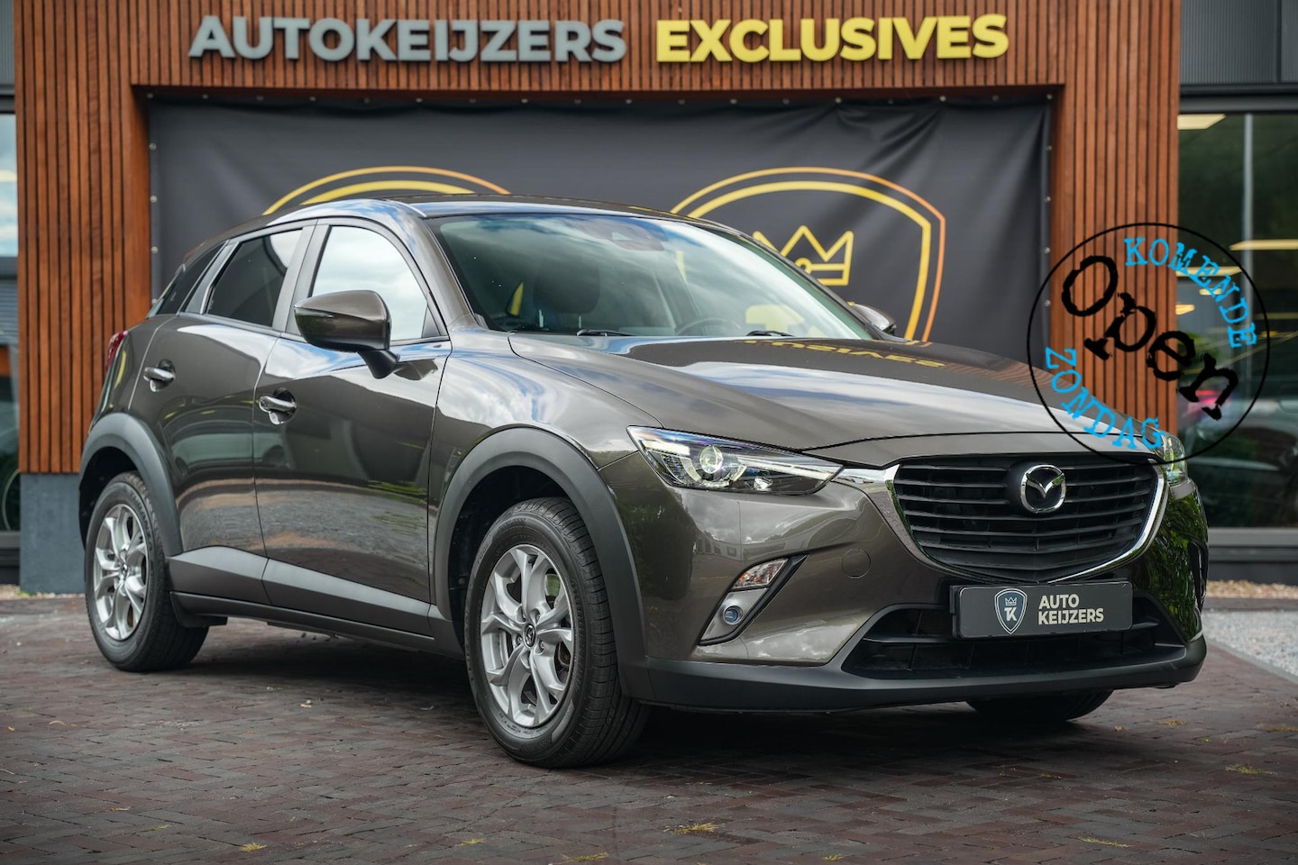 Mazda CX-3 - 2.0 SkyActiv-G 120 Dynamic Cruise Control Airco Automatisch Navigatie Stoelverw. PDC Autom - AutoWereld.nl