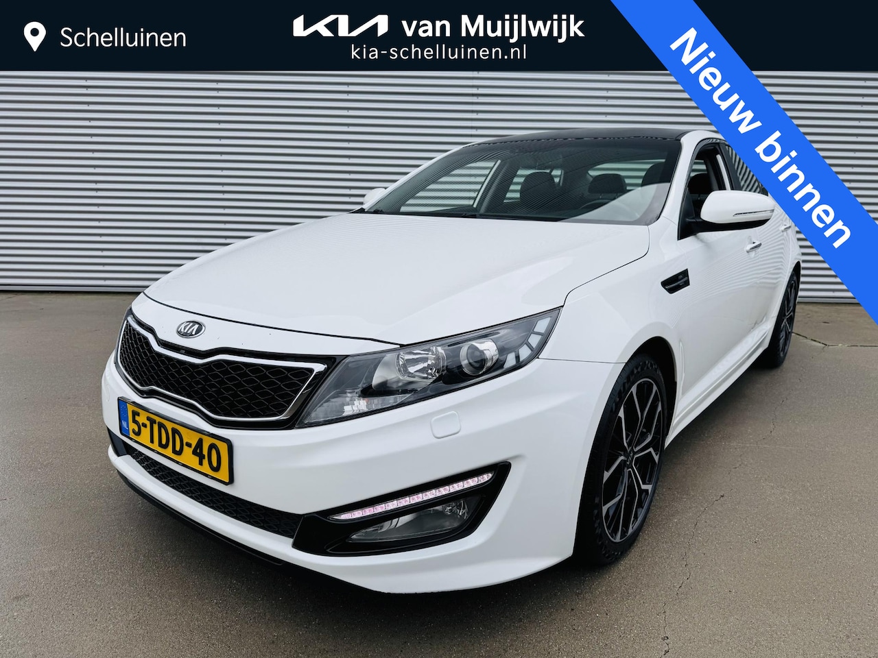 Kia Optima - 2.0 Hybrid Super Pack 177pk Leder | Stoel&Stuurverw. | Stoelkoeling | Navi | Camera+Pdc - AutoWereld.nl