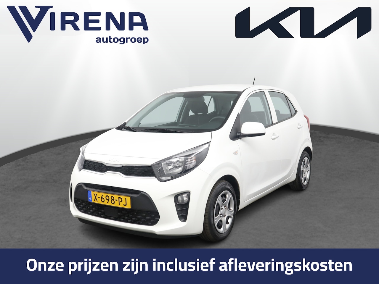 Kia Picanto - 1.0 DPi ComfortLine - Airco - Cruise Control - Radio - Fabrieksgarantie Tot 2031 - AutoWereld.nl