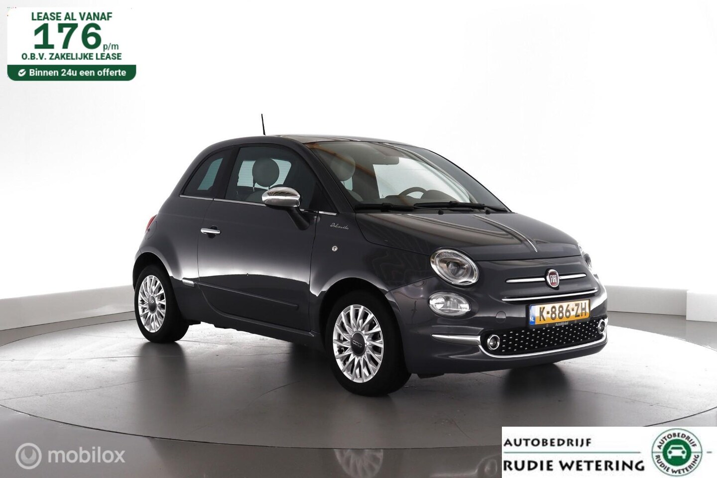 Fiat 500 - 1.0 Hybrid Dolcevita Comfort-, Style- & Tech Plus Pakket - AutoWereld.nl