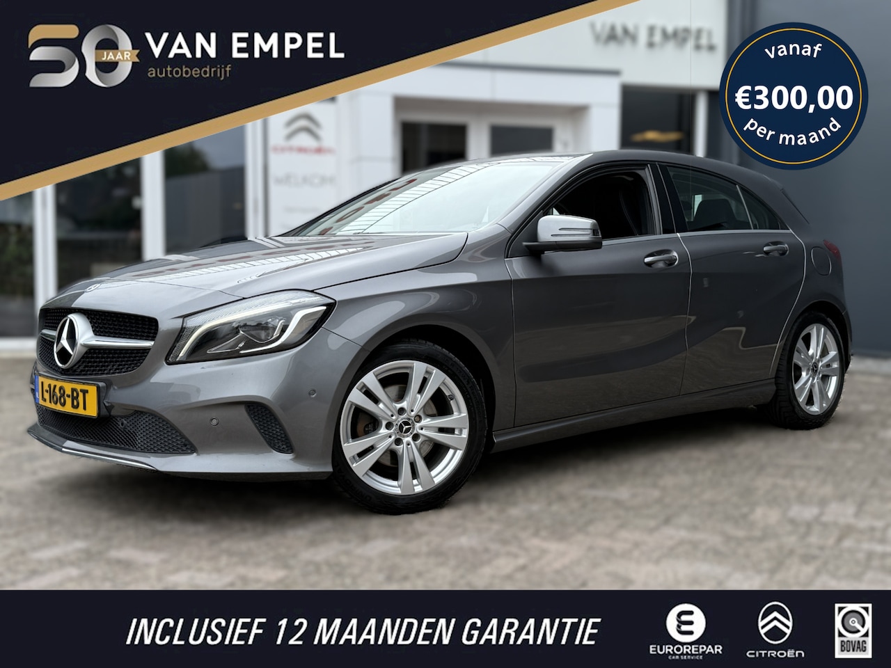 Mercedes-Benz A-klasse - 180 Business Solution AMG | Automaat | Stoelverwarming | Parkeersensoren | Navigatie | Cli - AutoWereld.nl