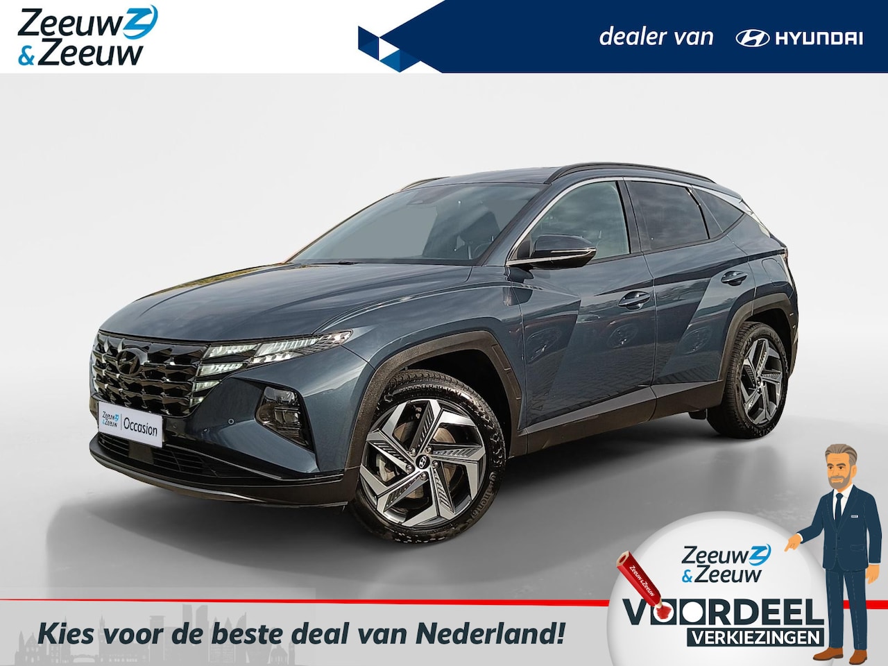 Hyundai Tucson - 1.6 T-GDI PHEV Premium 4WD Lederen bekleding | SUPER NETTE AUTO! - AutoWereld.nl