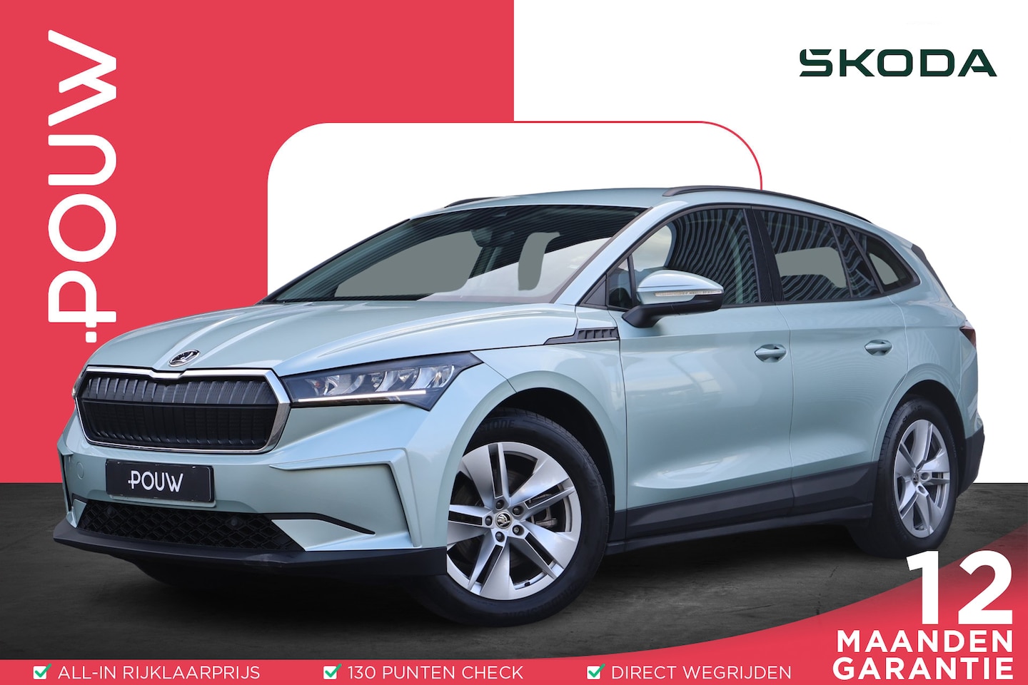 Skoda Enyaq iV - 60 180pk | Adaptive Cruise | Dodehoek Detectie | Stuurwiel Verwarmd - AutoWereld.nl