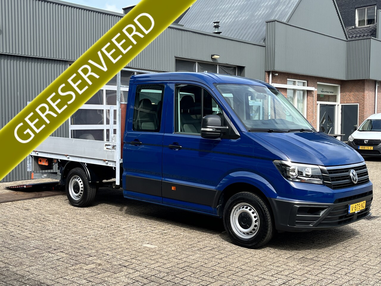 Volkswagen Crafter - 35 2.0 TDI DC Laadklep 750kg Openlaadbak Pick-up Airco Cruise controle 6-Persoons Telefoon - AutoWereld.nl