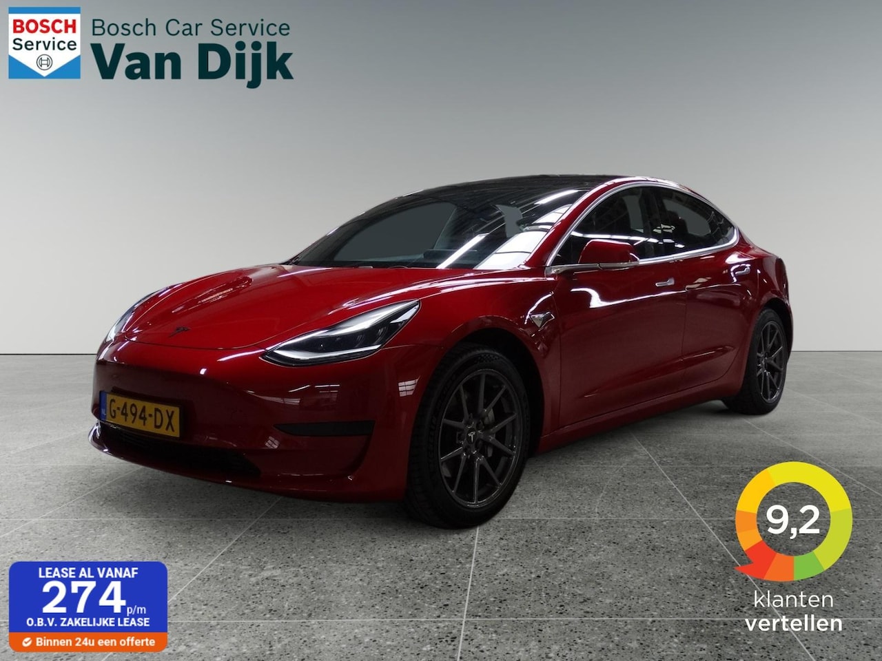 Tesla Model 3 - Standard RWD Plus 60 kWh Autopilot / 60.290 km - AutoWereld.nl