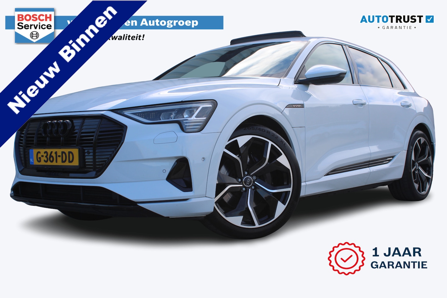 Audi e-tron - 55 quattro advanced S-line | Incl. 12 maanden garantie | Schuif/kantel dak | Cruise contro - AutoWereld.nl