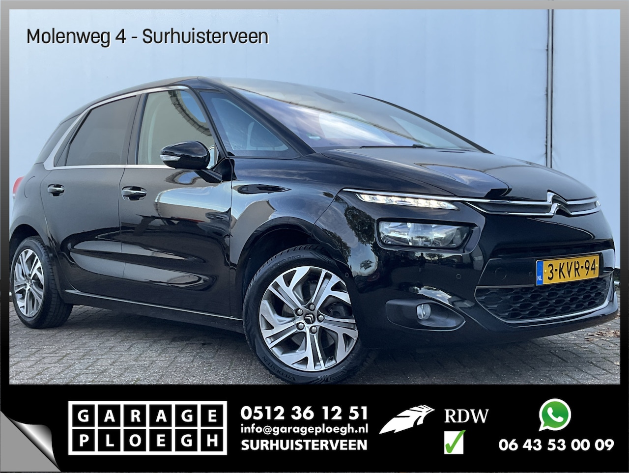 Citroën C4 Picasso - 1.6 Intensive Trekhaak Nav/Cruise Camera Led NL-Auto Voll.Onderhouden. - AutoWereld.nl