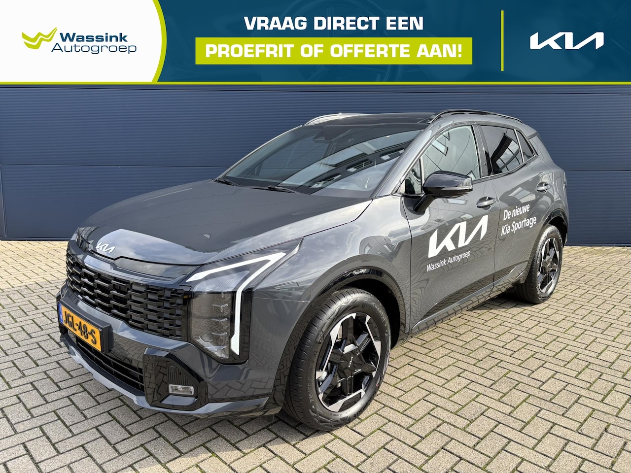Kia Sportage - 1.6 T-GDi 239pk Hybrid AT6 GT-Line | Navigatie | Parkeercamera | Parkeersensoren | LED | S - AutoWereld.nl