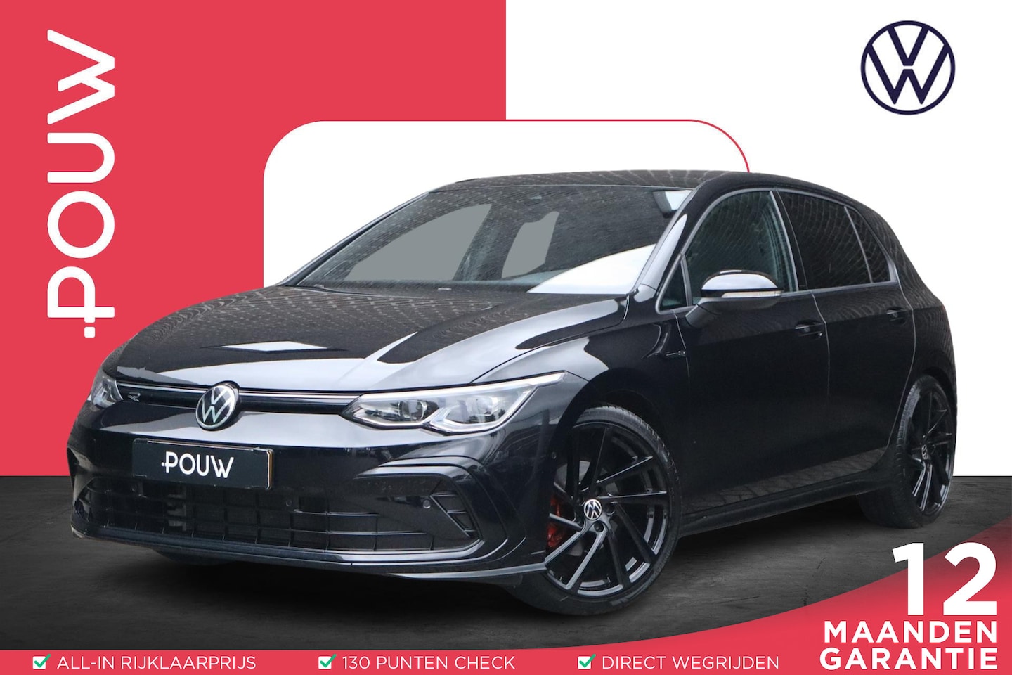 Volkswagen Golf - 1.5 eTSI 150pk DSG R-Line | Navigatie | Panoramadak | 19" Velgen - AutoWereld.nl