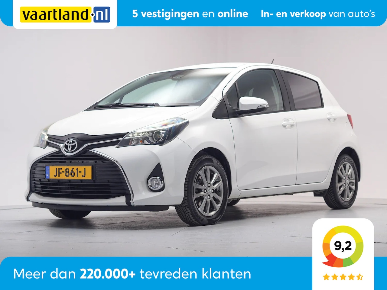 Toyota Yaris - 1.3 VVT-i[5-Deurs Leder Navi] - AutoWereld.nl