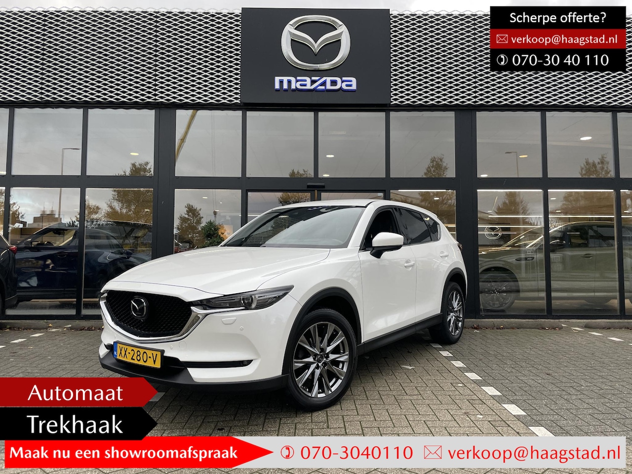 Mazda CX-5 - 2.0 SkyActiv-G 165 Signature Dealer onderhouden / Trekhaak / Meest luxe uitvoering - AutoWereld.nl