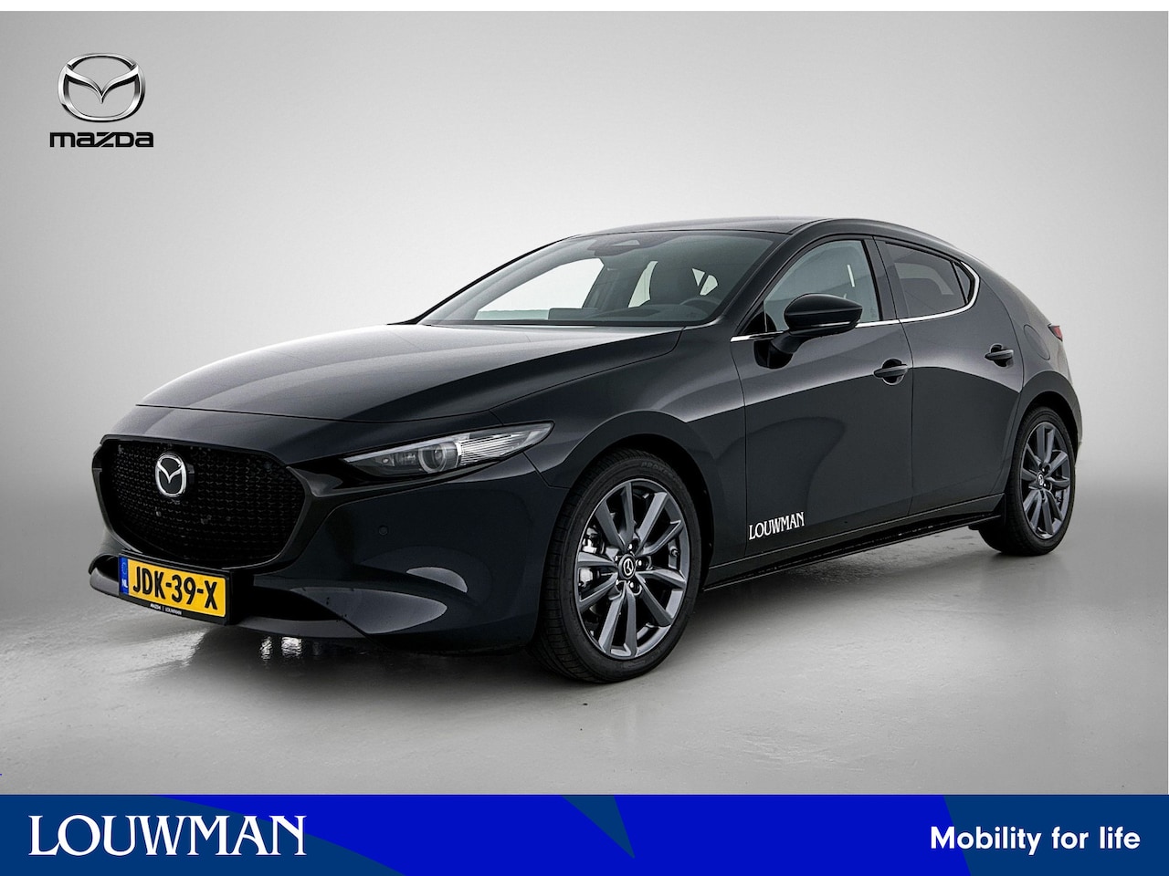 Mazda 3 - 2.5 e-SkyActiv-G M Hybrid 140 Takumi | AUTOMAAT | LEDER | 360 CAMERA | ADAPTIVE CRUISE | - AutoWereld.nl