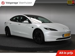 Tesla Model 3 - RWD 60 kWh|Rijklaar prijs|BTW|Pano|Leder|Stuurwielver.|