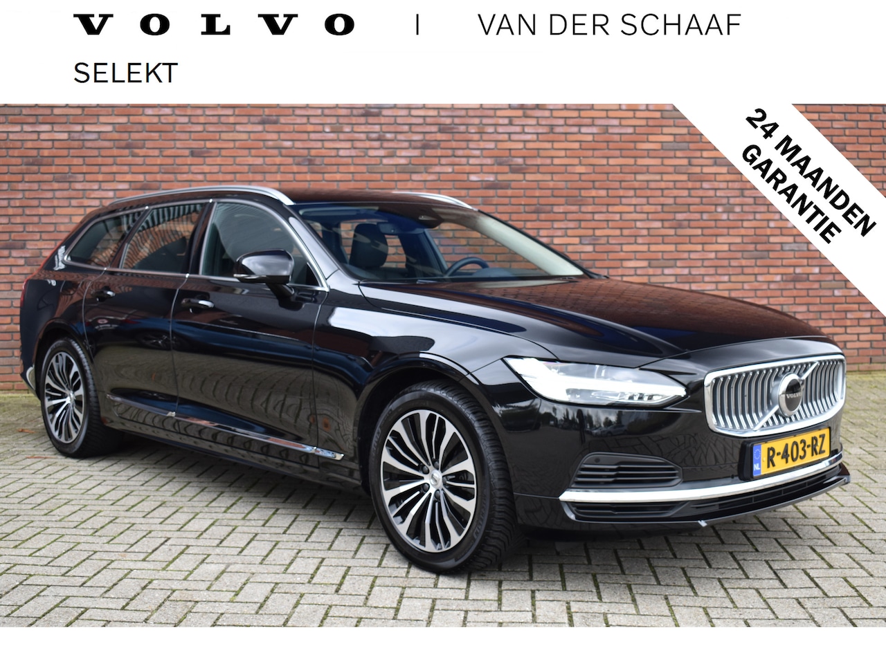 Volvo V90 - T6 350PK Plug-in hybrid AWD Core Bright Long Range | Harman & Kardon | Climate Pack | - AutoWereld.nl
