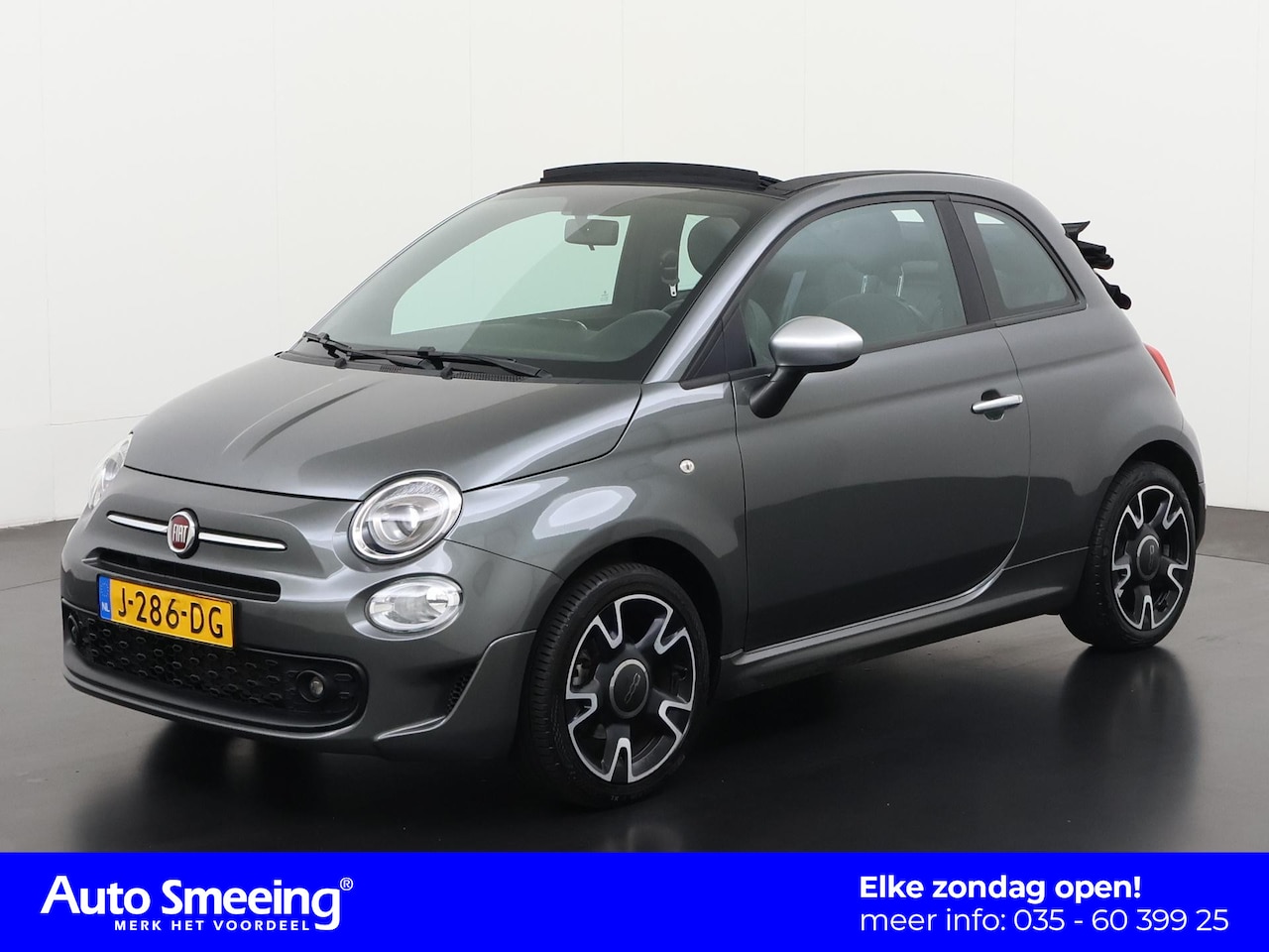Fiat 500 C - 1.0 Hybrid Rockstar | Apple/Android Carplay | Zondag Open! - AutoWereld.nl