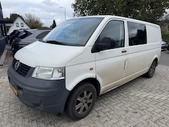 Volkswagen Transporter - 2.5 TDI Dubbel Cabine 2006 Wit Airco DC T5