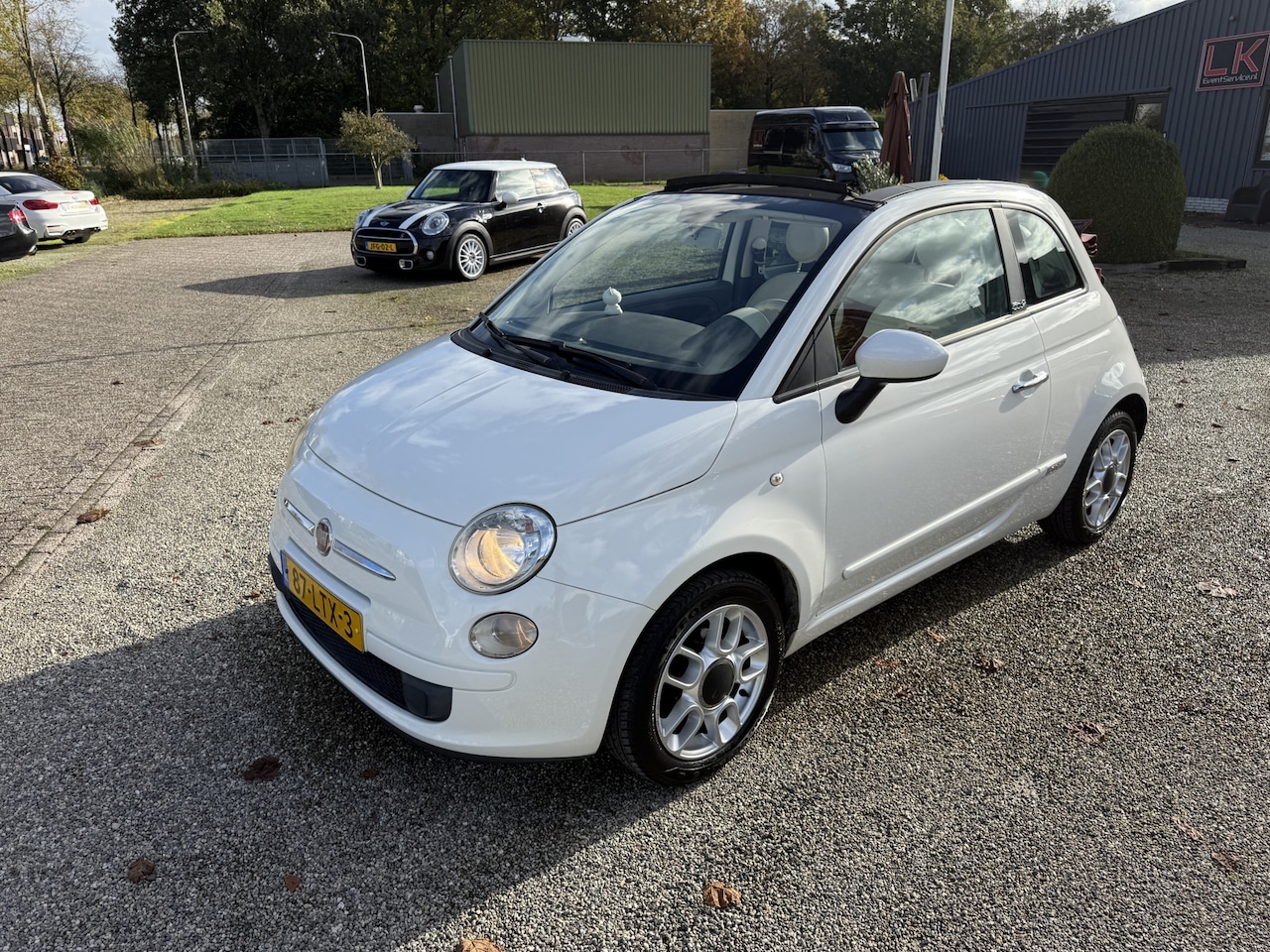 Fiat 500 C - 1.2 Pop Cabriolet !Nieuwstaat ! NL auto ! Airco,Pdc. - AutoWereld.nl
