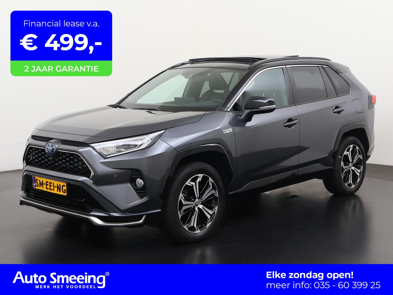 Toyota RAV4 - 2.5 Plug in Hybrid AWD Bi-Tone Plus | Panoramadak | Leder | PHEV | Zondag Open! - AutoWereld.nl