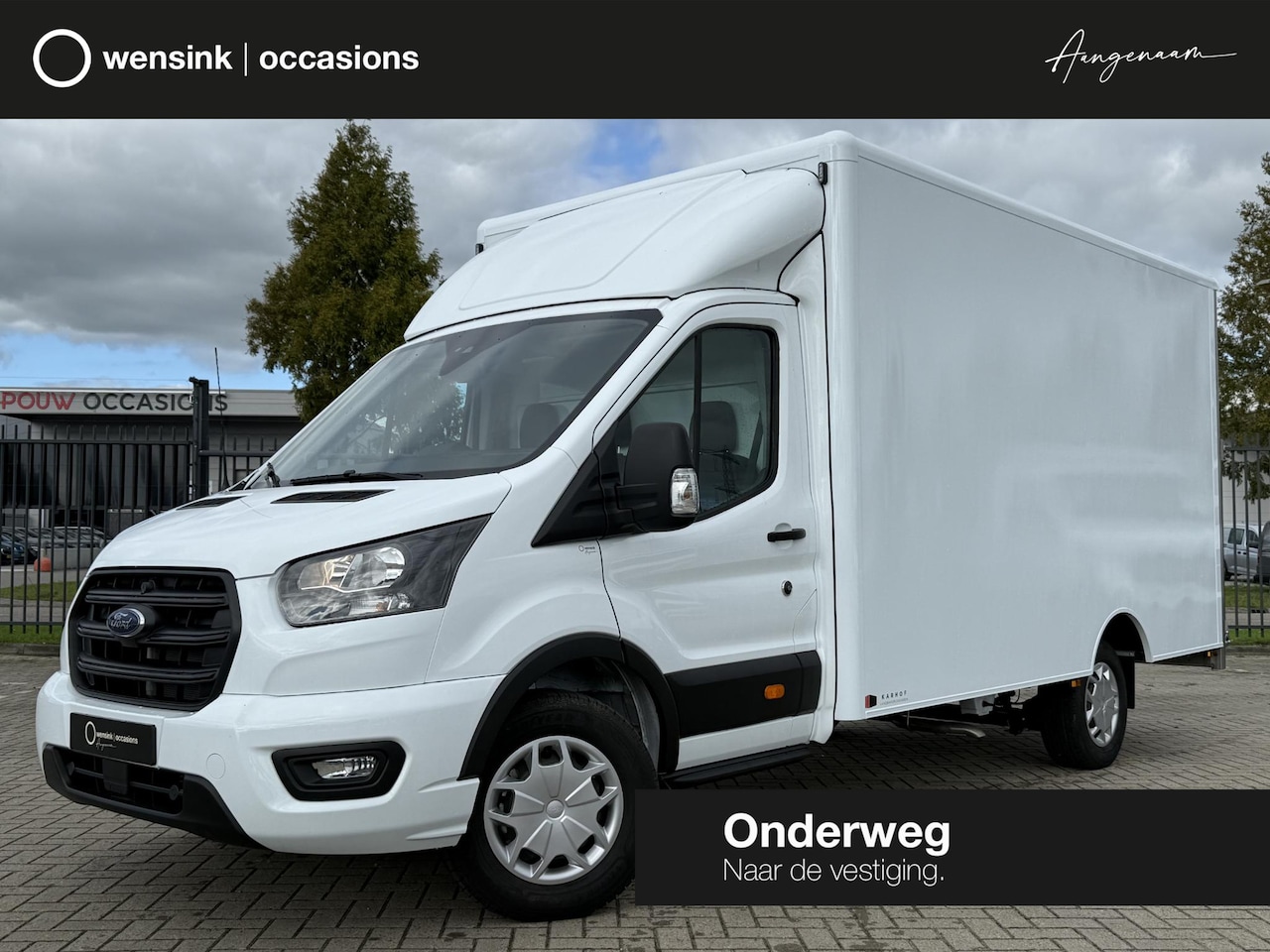 Ford Transit - 350 2.0 TDCI | L4 H1 | TREND | SKELETAL | BAKWAGEN KARHOF GESLOTEN BAK INCL. OVERLOOP KLEP - AutoWereld.nl