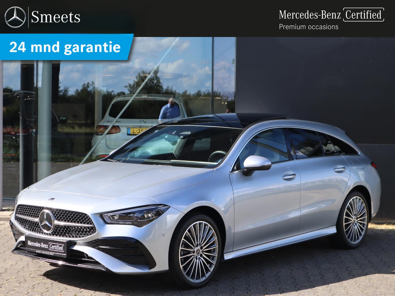 Mercedes-Benz CLA-klasse Shooting Brake - 250 e Star Edition AMG Line | Panoramadak | Trekhaak | Navigatie | Camera | LED | Multispa - AutoWereld.nl