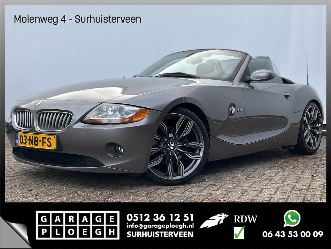 BMW Z4 Roadster - 3.0i S 6-Cilinder Automaat Cabrio Leer Stoelverw Cruise Memory Onderhouden! - AutoWereld.nl