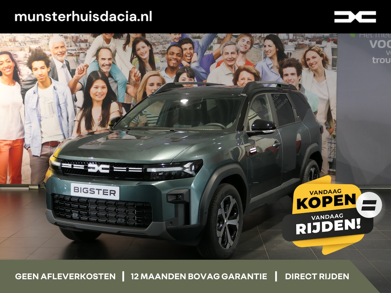 Dacia Bigster - 1.8 Hybrid 155 Journey *NIEUW!* *Two-tone kleurstelling & Pack Assist!* - Dodehoek, sensor - AutoWereld.nl