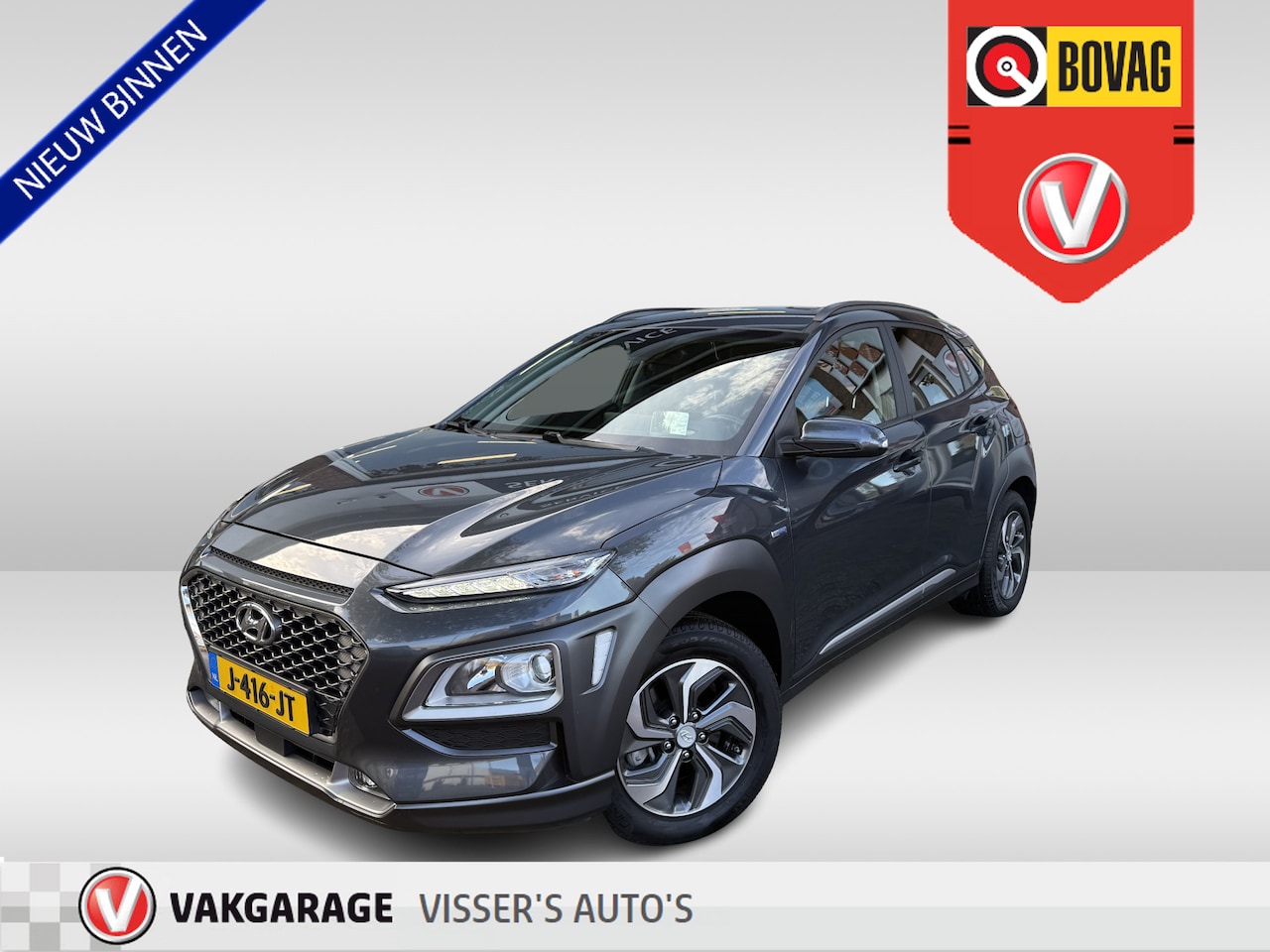 Hyundai Kona - 1.6 GDI HEV Fashion | trekhaak | Apple Carplay/Android Auto | lichtmetalen velgen | airco - AutoWereld.nl