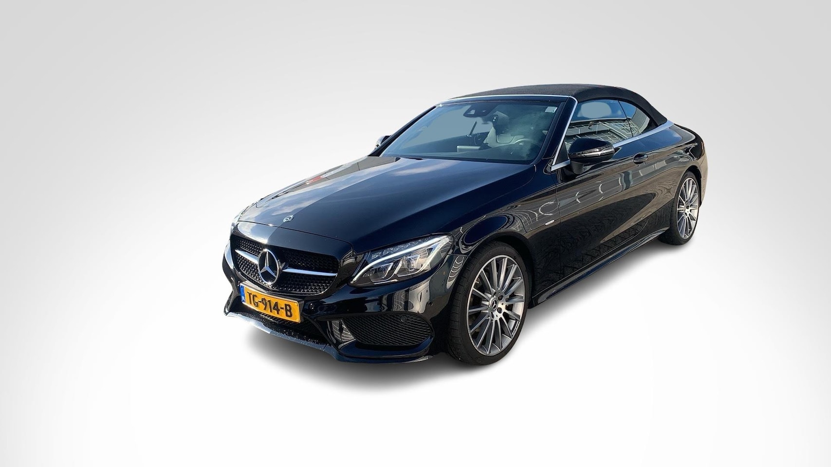 Mercedes-Benz C-klasse Cabrio - C 180 Automaat AMG Line | Premium Pakket | LED | Stoelverwarming + Airscarf | Parktronic m - AutoWereld.nl