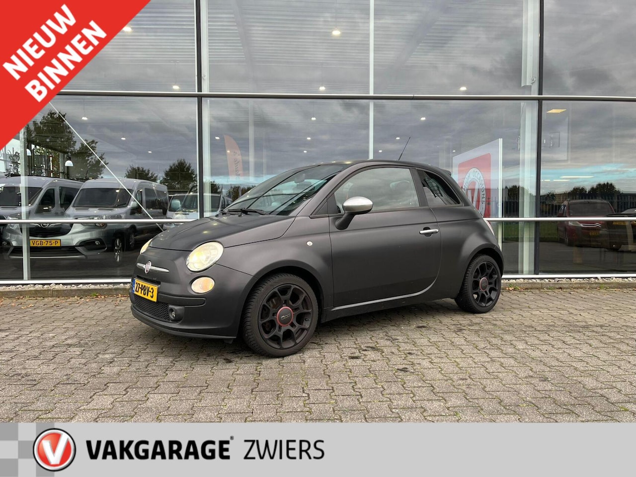 Fiat 500 - 0.9 TwinAir Blackjack Lichtmetalen Velgen, Leer - AutoWereld.nl