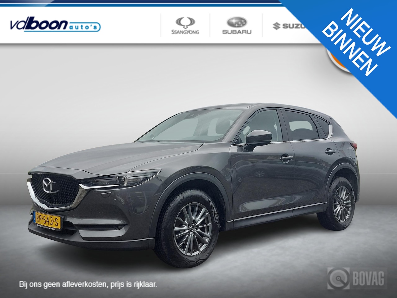 Mazda CX-5 - 2.0 SkyActiv-G 165 Skylease GT AUTOMAAT | LEER| TREKH. | rijklaarprijs!! - AutoWereld.nl