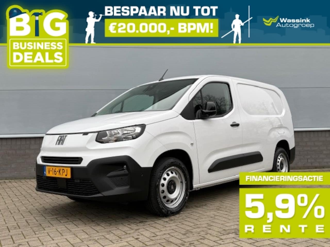 Fiat Doblò Cargo - New GB 1.5 BlueHDi 130pk EAT8 Automaat | Trekhaakvoorbereiding | Parkeersensoren | Betimme - AutoWereld.nl