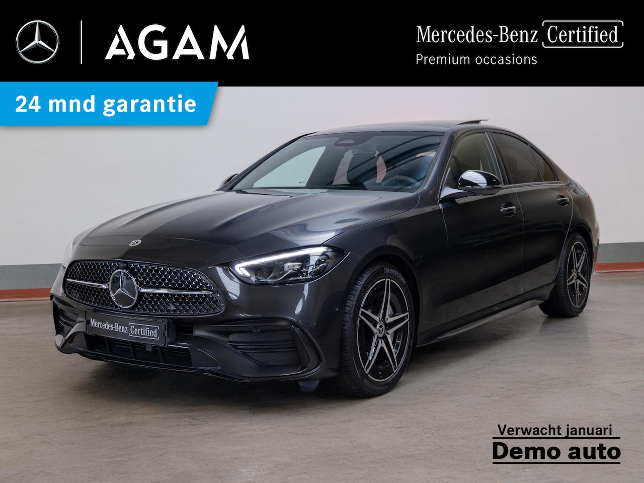 Mercedes-Benz C-klasse - 180 Star Edition AMG Line Panorama dak - AutoWereld.nl