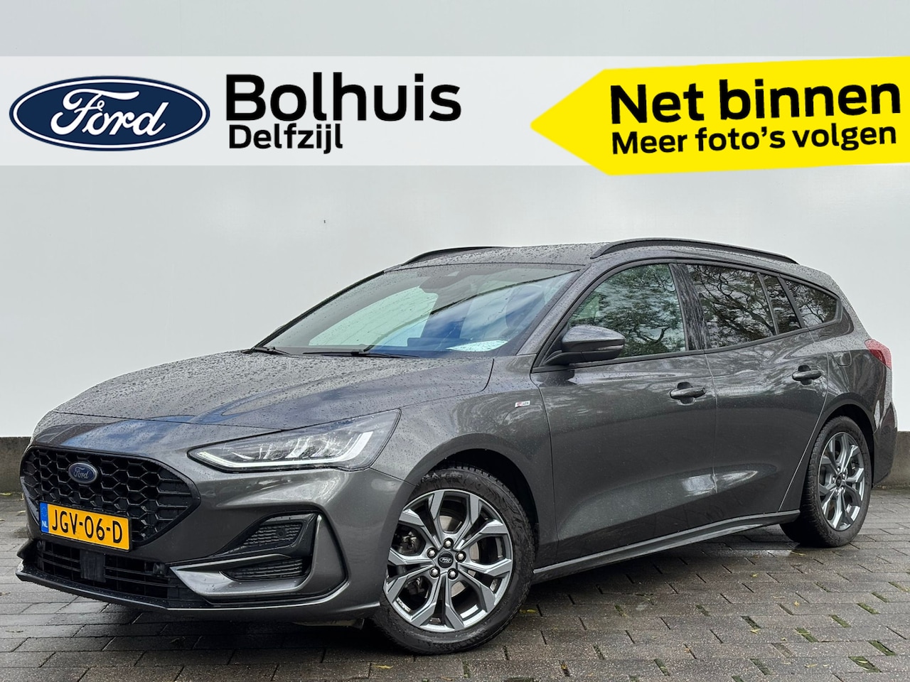 Ford Focus Wagon - EcoBoost Hybrid 125 pk ST Line | Winter Pack | 4 seiz. banden | Navi | Clima | Cruise | Dr - AutoWereld.nl
