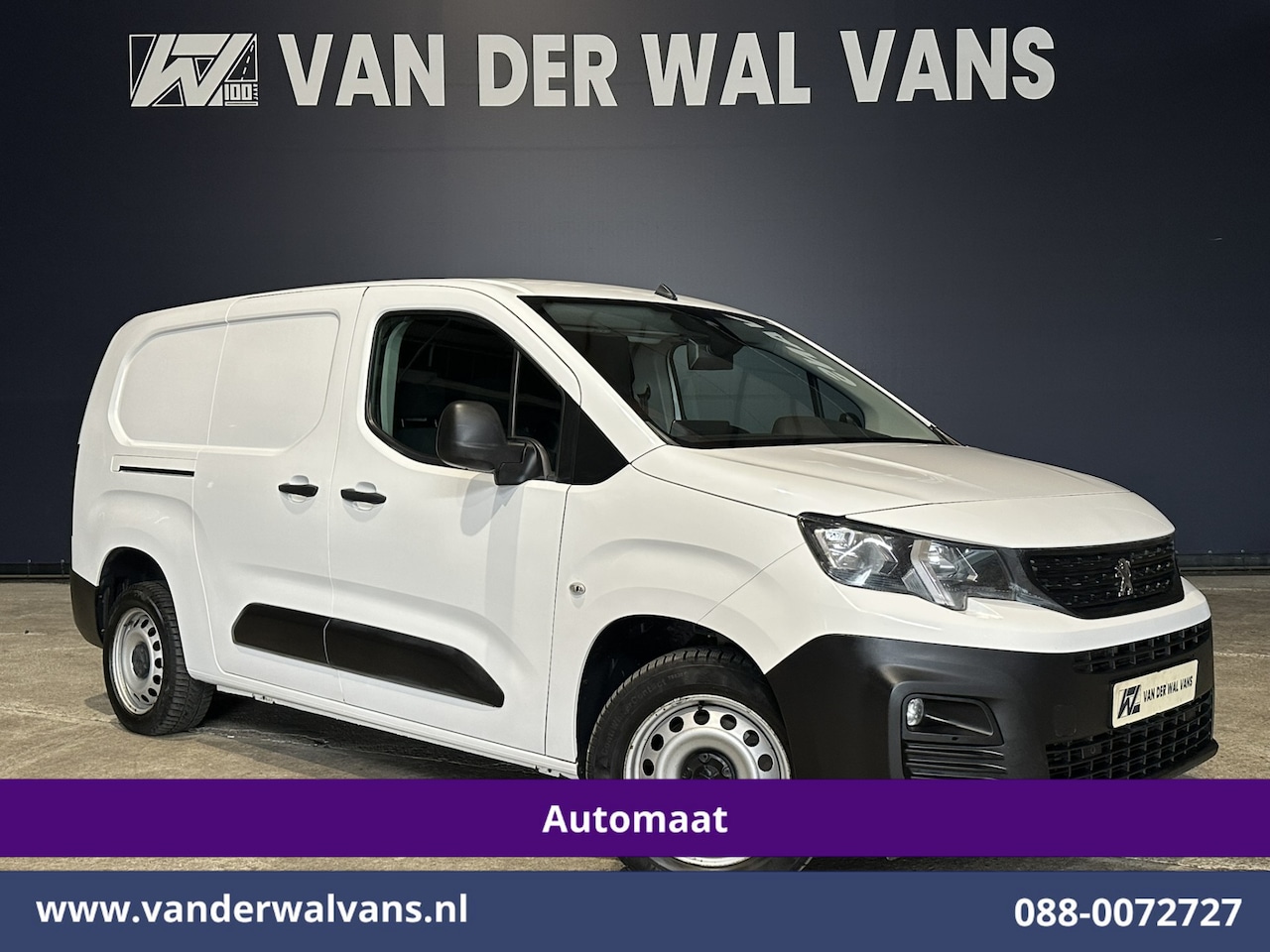 Peugeot Partner - 1.5 BlueHDI 131pk Automaat L2H1 Euro6 Airco | 3-Zits | Camera | Apple Carplay | Cruisecont - AutoWereld.nl