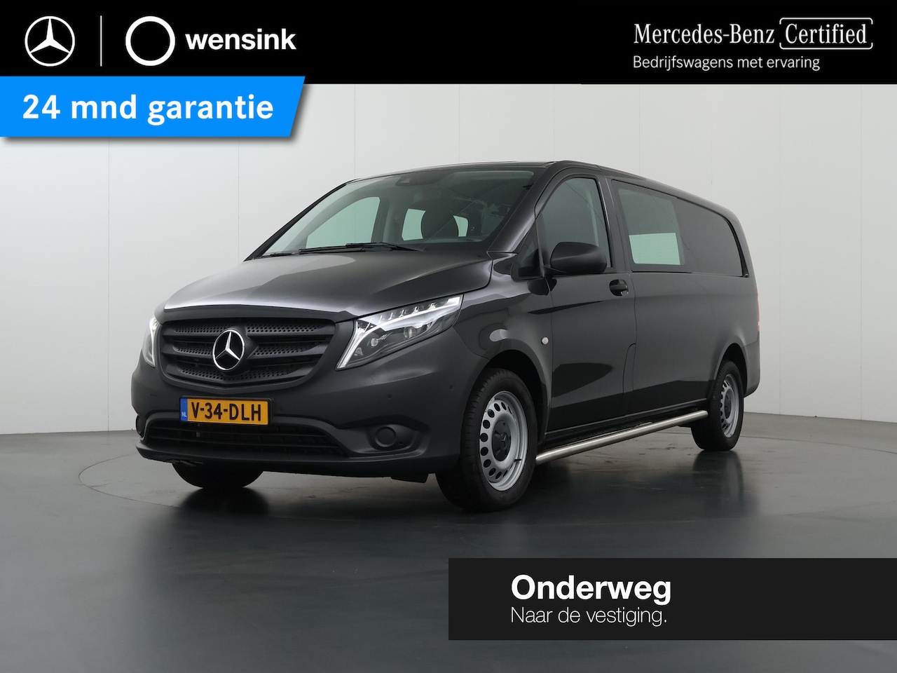 Mercedes-Benz Vito - 116 CDI Extra Lang | Dubbel Cabine €57.995,- | Sidebars | LED | Trekhaak | - AutoWereld.nl