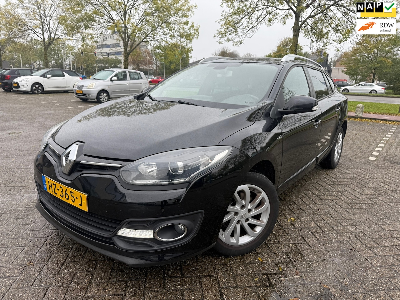 Renault Mégane Estate - 1.2 TCe Limited / 1 JAAR APK / NAP / AIRCO / PDC / BOEKJES / 2 SLEUTELS / ZEER NETTE AUTO! - AutoWereld.nl