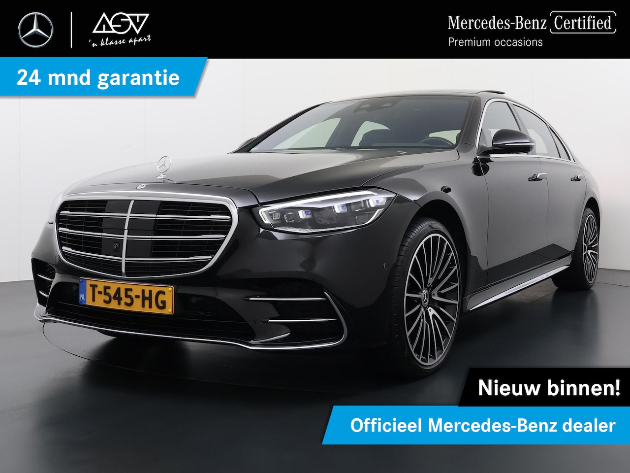 Mercedes-Benz S-klasse - 580 4MATIC Lang AMG Line | Achteras besturing 10° | Burmester 3D Surround System | Airmati - AutoWereld.nl