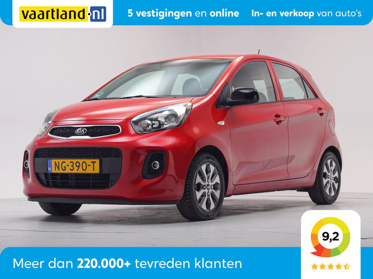 Kia Picanto - 1.0 CVVT EconomyPlusLine 5-drs [ Navi Camera Trekhaak ] - AutoWereld.nl