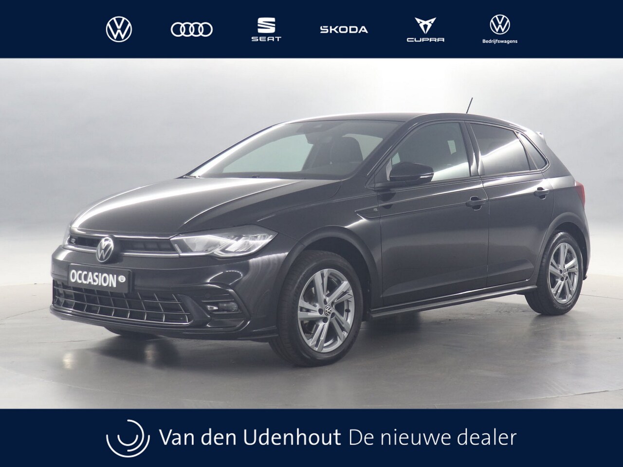 Volkswagen Polo - 1.0 TSI 95pk R-Line DSG / Navigatie / Stoelverwarming / Keyless / Camera - AutoWereld.nl