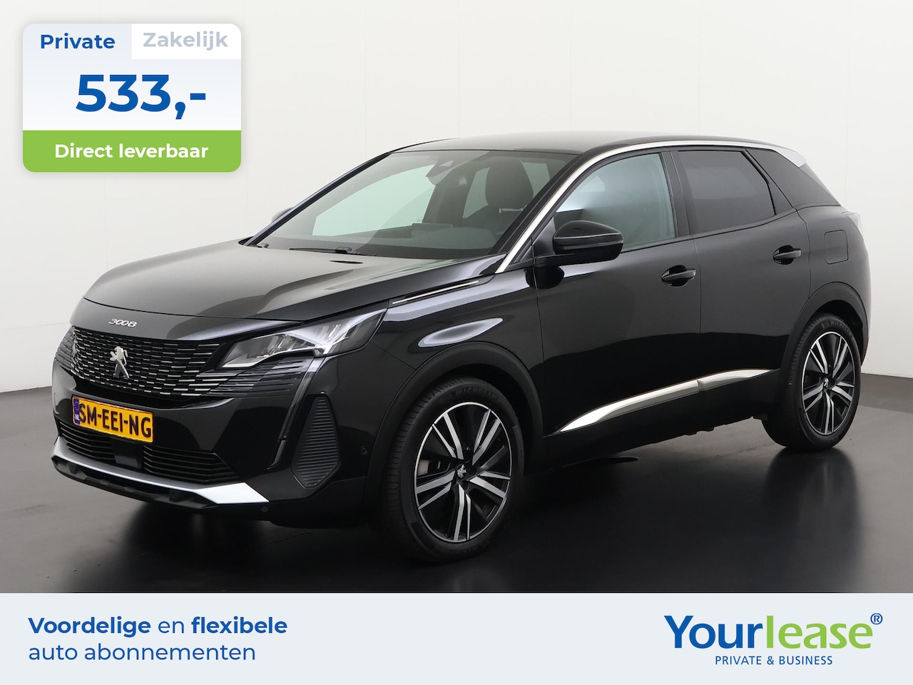Peugeot 3008 - 1.6 HYbrid 225 Allure Pack | All-in 533,- Private Lease | Direct uit voorraad - AutoWereld.nl