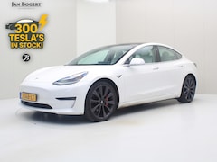 Tesla Model 3 - Performance AWD 486pk 75 kWh [ WIT LEDER+AUTOPILOT+530KM WLTP+PREMIUM AUDIO ]