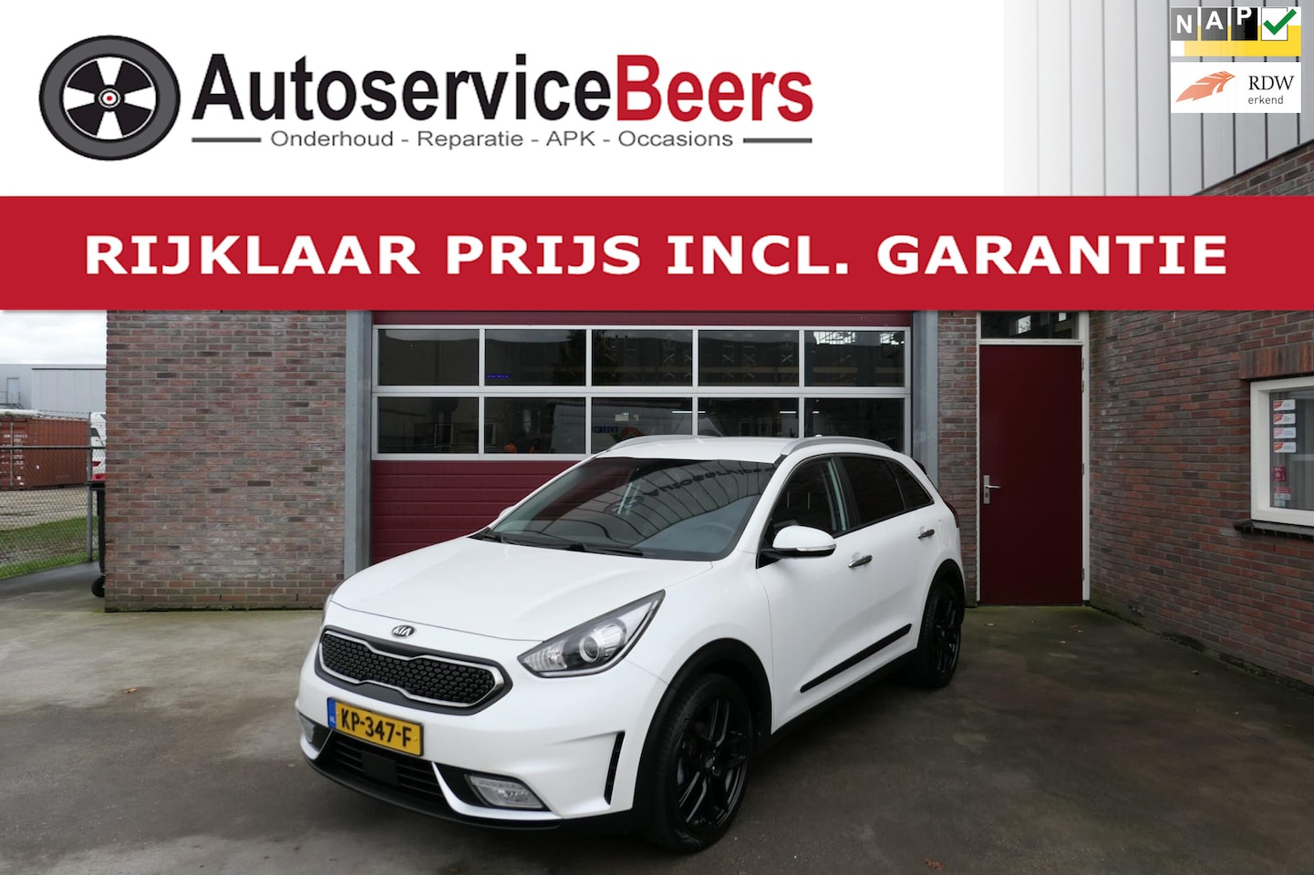 Kia Niro - 1.6 GDi Hybrid ExecutiveLine 1.6 GDi Hybrid ExecutiveLine, Camera, Trekhaak, Stuur en stoelverw. LMV, PDC, Rijklaarprij - AutoWereld.nl