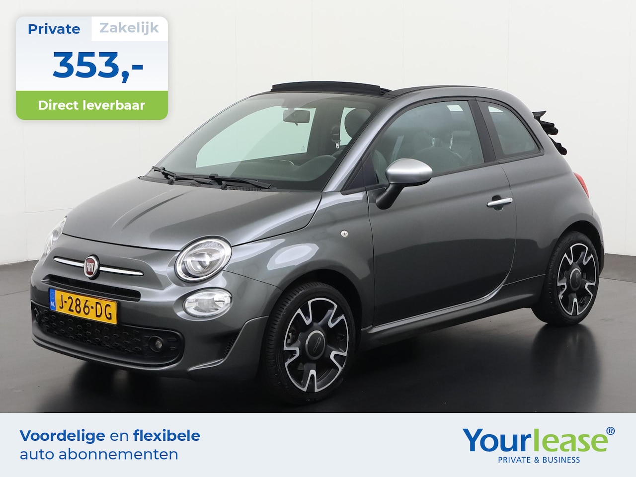 Fiat 500 C - 1.0 Hybrid Rockstar | All-in 353,- Private Lease | Direct uit voorraad - AutoWereld.nl