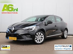 Renault Clio - 1.6 E-Tech Hybrid 140 Intens 140PK Automaat Half Leder Keyless 16 inch LMV Sfeerverlichtin