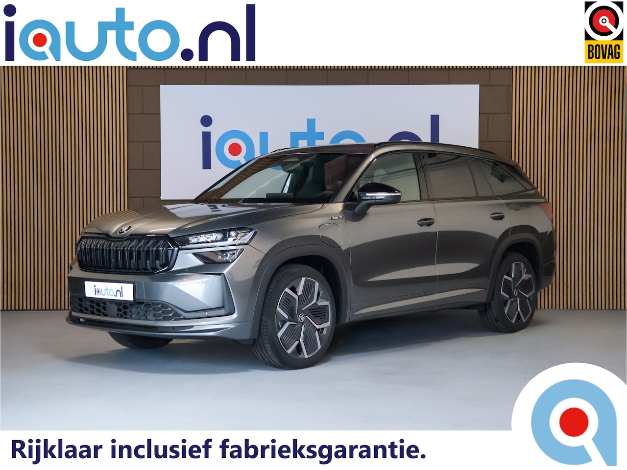 Skoda Kodiaq - iV 1.5 TSI PHEV Sportline Pano/Matrix LED/DCC/ACC/Keyless/Camera/20"/Canton/Elek. stoelen+ - AutoWereld.nl