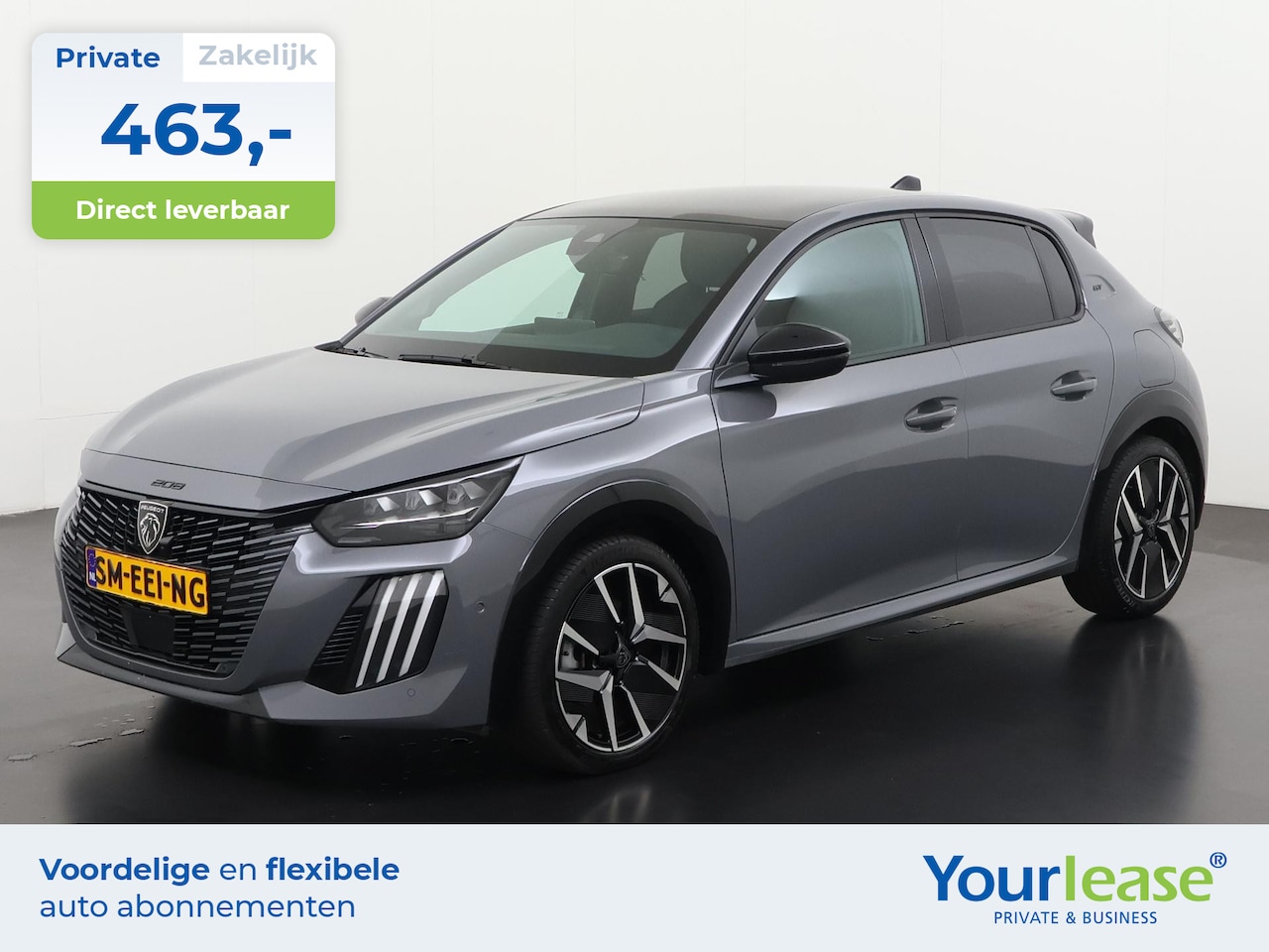 Peugeot 208 - Hybrid 145 PK GT Automaat | All-in 463,- Private Lease | Direct uit voorraad - AutoWereld.nl