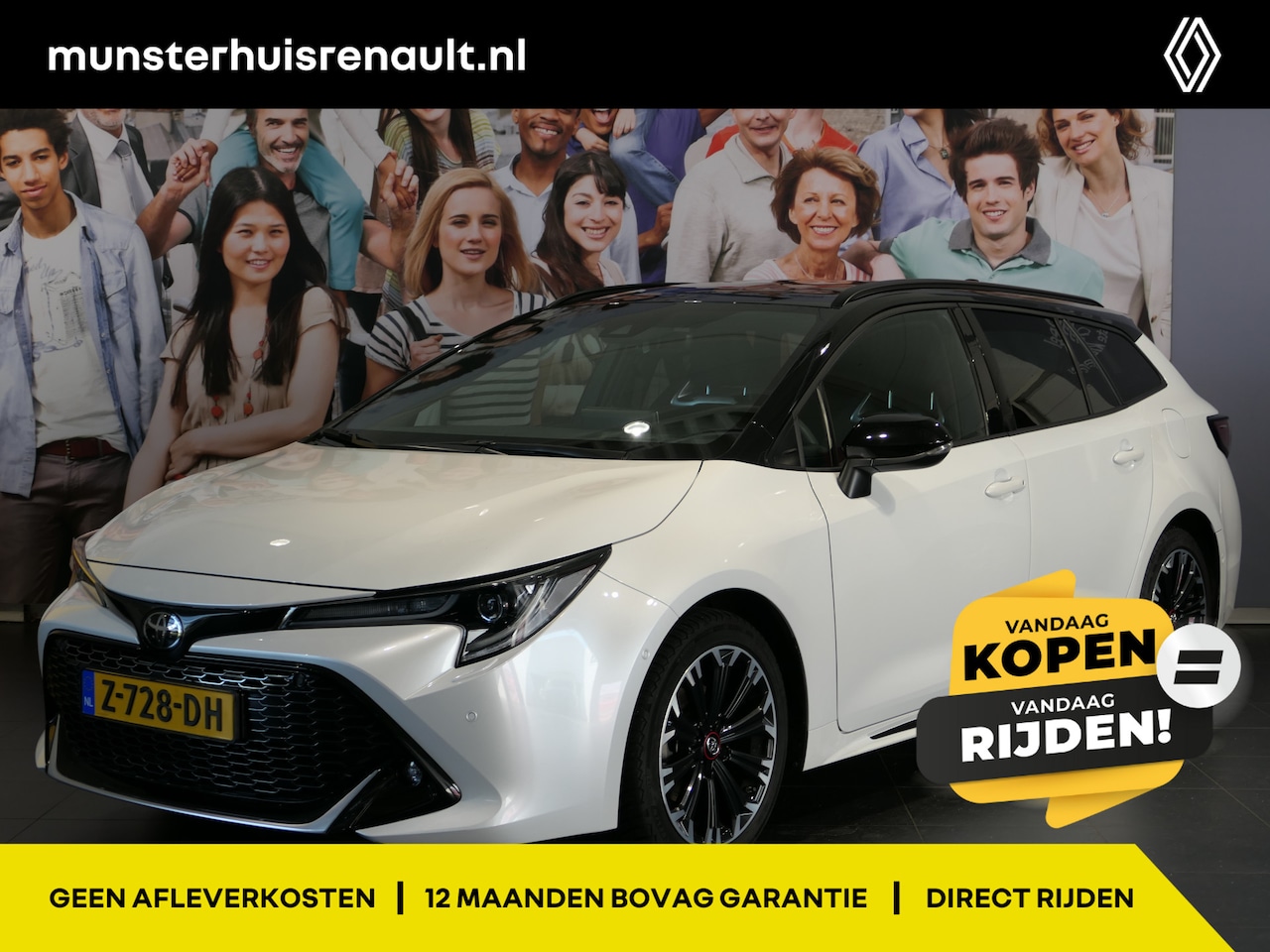 Toyota Corolla Touring Sports - Hybrid 140 Business Plus *Parkeerassistent * navi* - Apple carplay / android auto, Head-Up - AutoWereld.nl